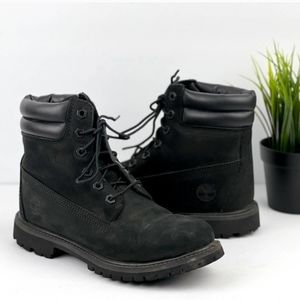 TIMBERLAND Linden Woods Waterproof lace up Boot Leather Black 6.5